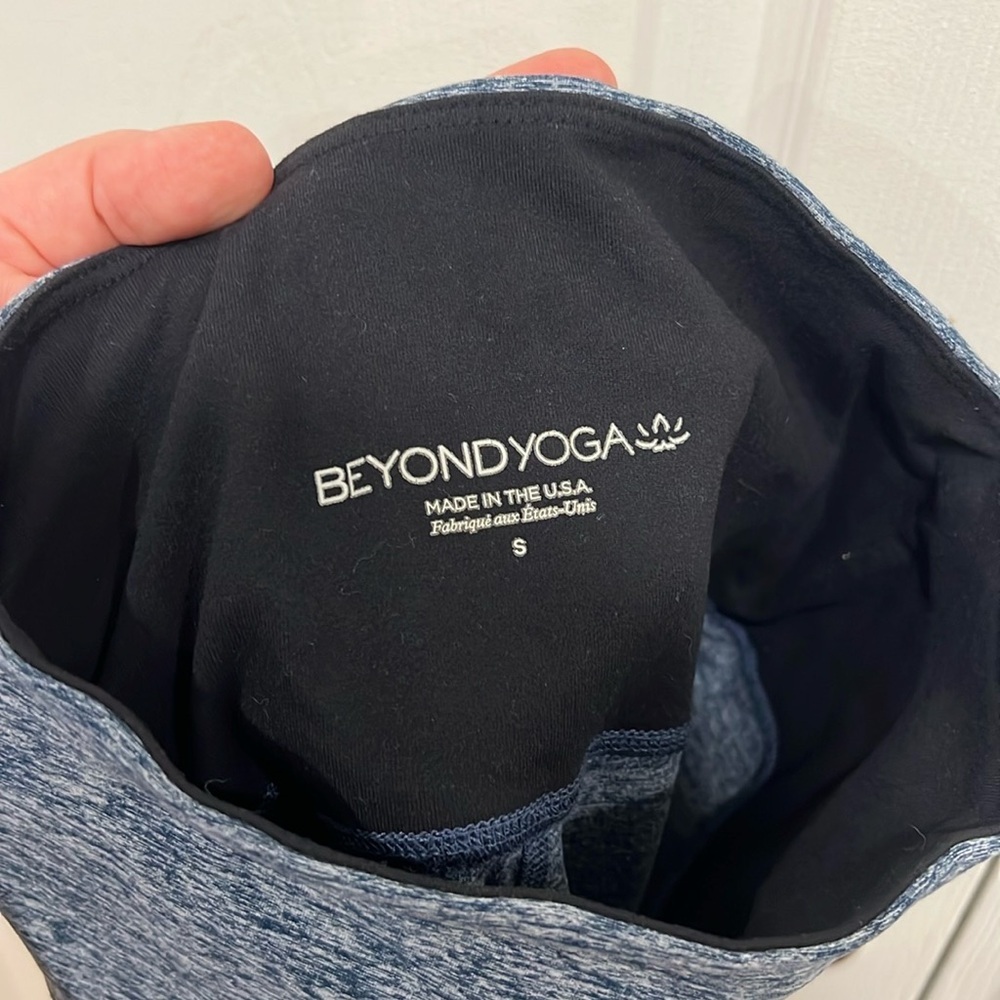 BEYOND YOGA Spacedye Leggings 23” Womens Blue White Size Small - Picture 5 of 5